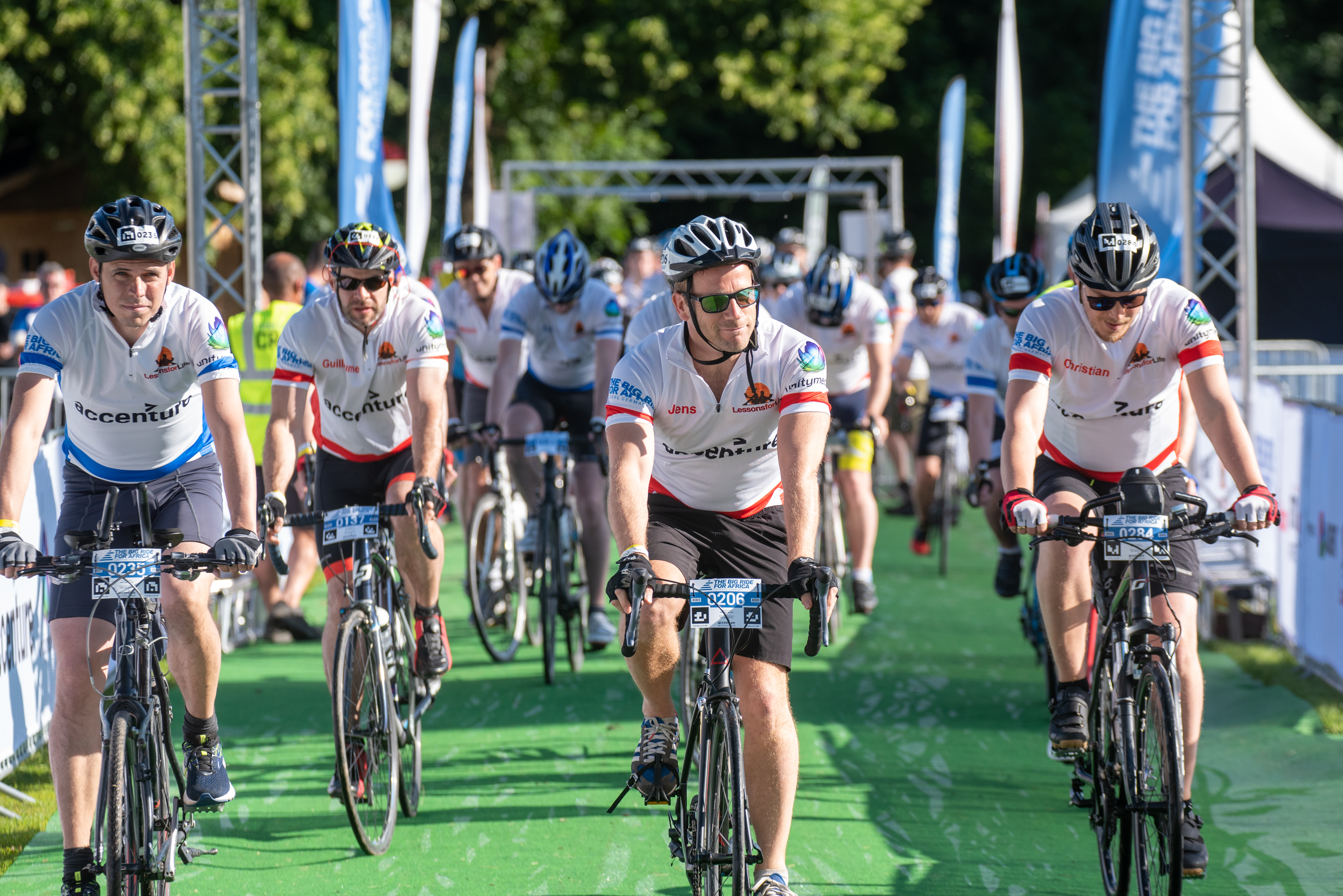 Corporate partners taking on the Big Ride for Africa